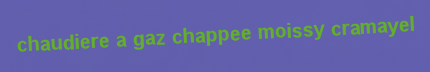 Chaudiere a gaz Chappee Moissy cramayel