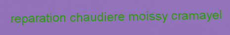 Reparation chaudiere Moissy cramayel
